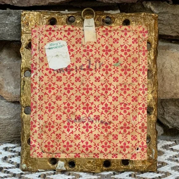 VTG 4 Floral Original Oil Paintings Gold Frames Black Philippa Connolly 1970 - Picture 10 of 16